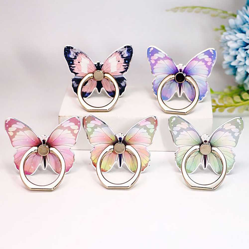 Phone Accessories Ring - Lüks Evrensel Güzel Kelebek Cep Telefonu