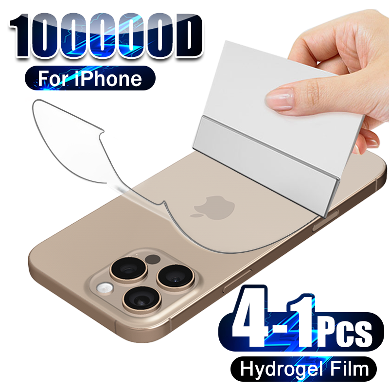 Phone Accessories Online - 4-1 adet arka hidrojel Film iPhone