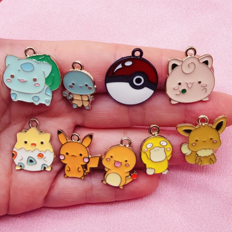 Phone Accessories Usa - 10 adet Karikatür Yağ Damlası Takı