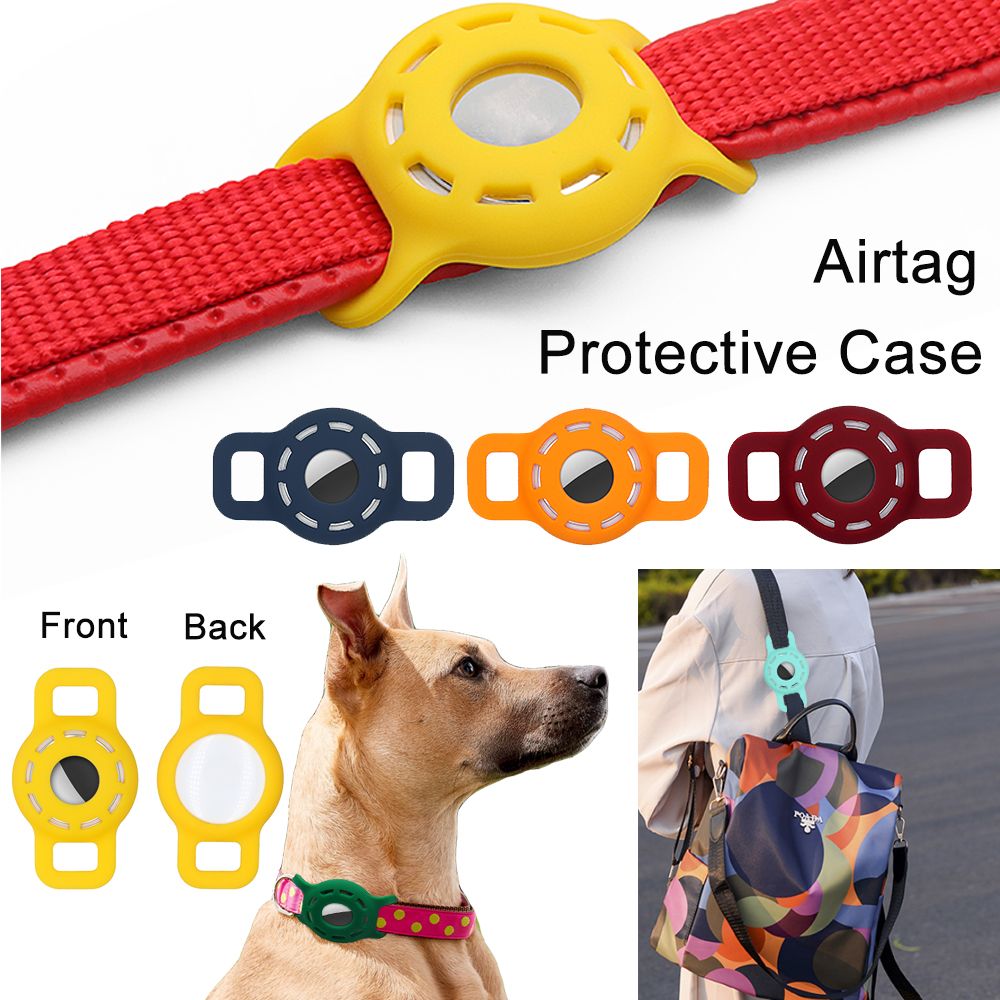 Airtag Holder Case - Silikon Köpek Kedi Tasması GPS Bulucu