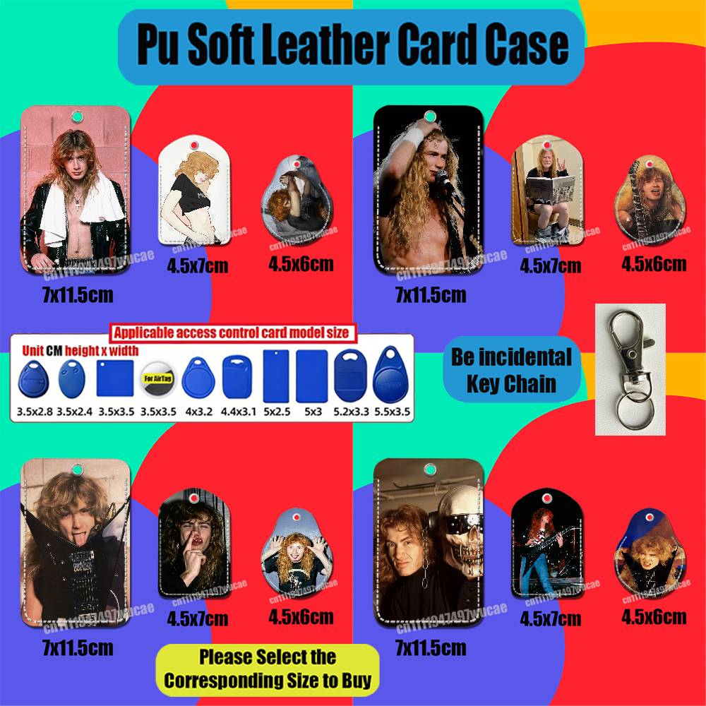 Airtag Holder Case - Dave Mustaine için AirTag Kılıfı Kart