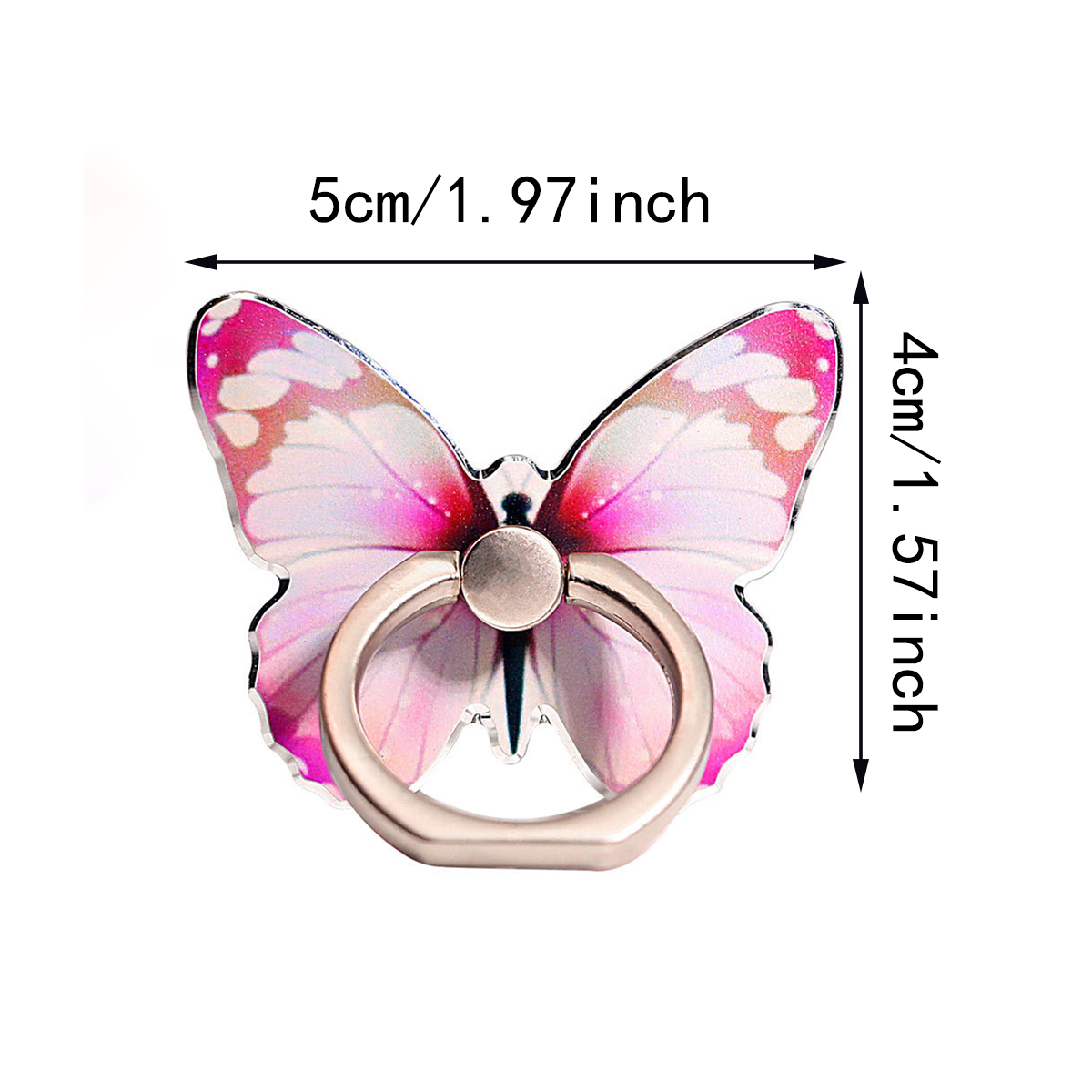 Lüks Evrensel Güzel Kelebek Ce - Phone Accessories Ring incelemesi ve fiyatı