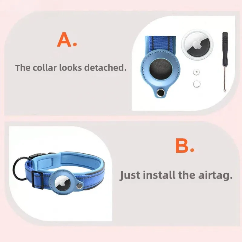 AirTag köpek tasması Yansıtıcı - Airtag Holder Case incelemesi ve fiyatı