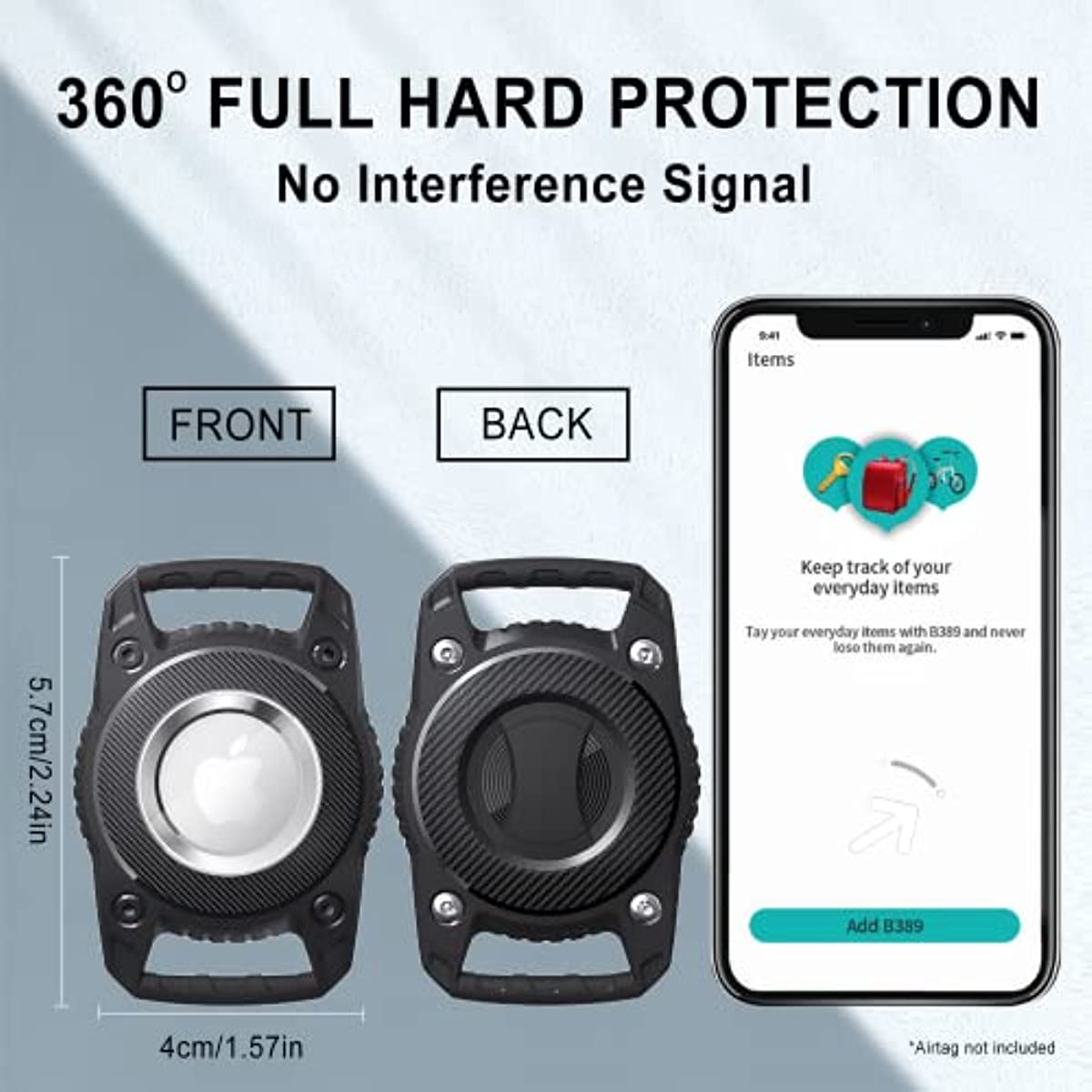 Airtag tutucu durumda IP68 su  - Airtag Holder Case incelemesi ve fiyatı