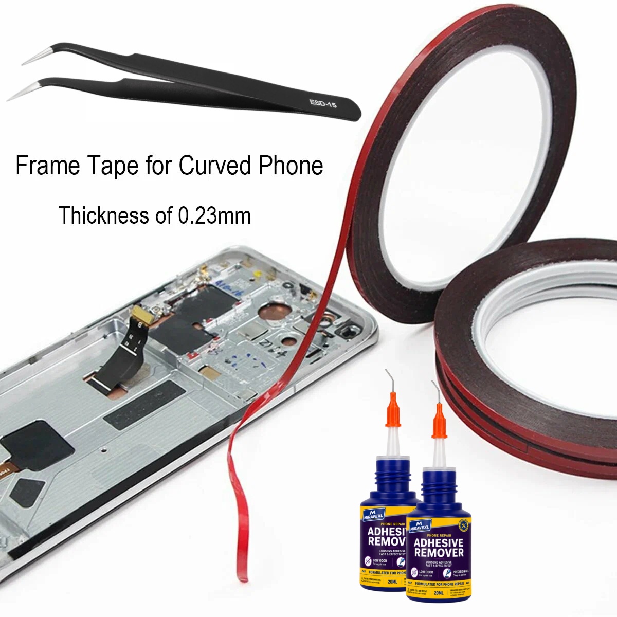 2mm Telefon Ekranı Tamir Bandı - Phone Repair Kit incelemesi ve fiyatı